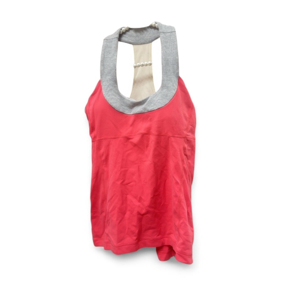 Lululemon Size 8 Round Neck Tank Top Activewear Racerback built in sports bra